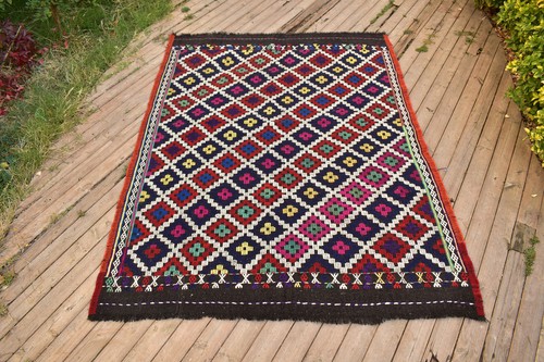 Turkish kilim x88 - kilim, 62''x88''